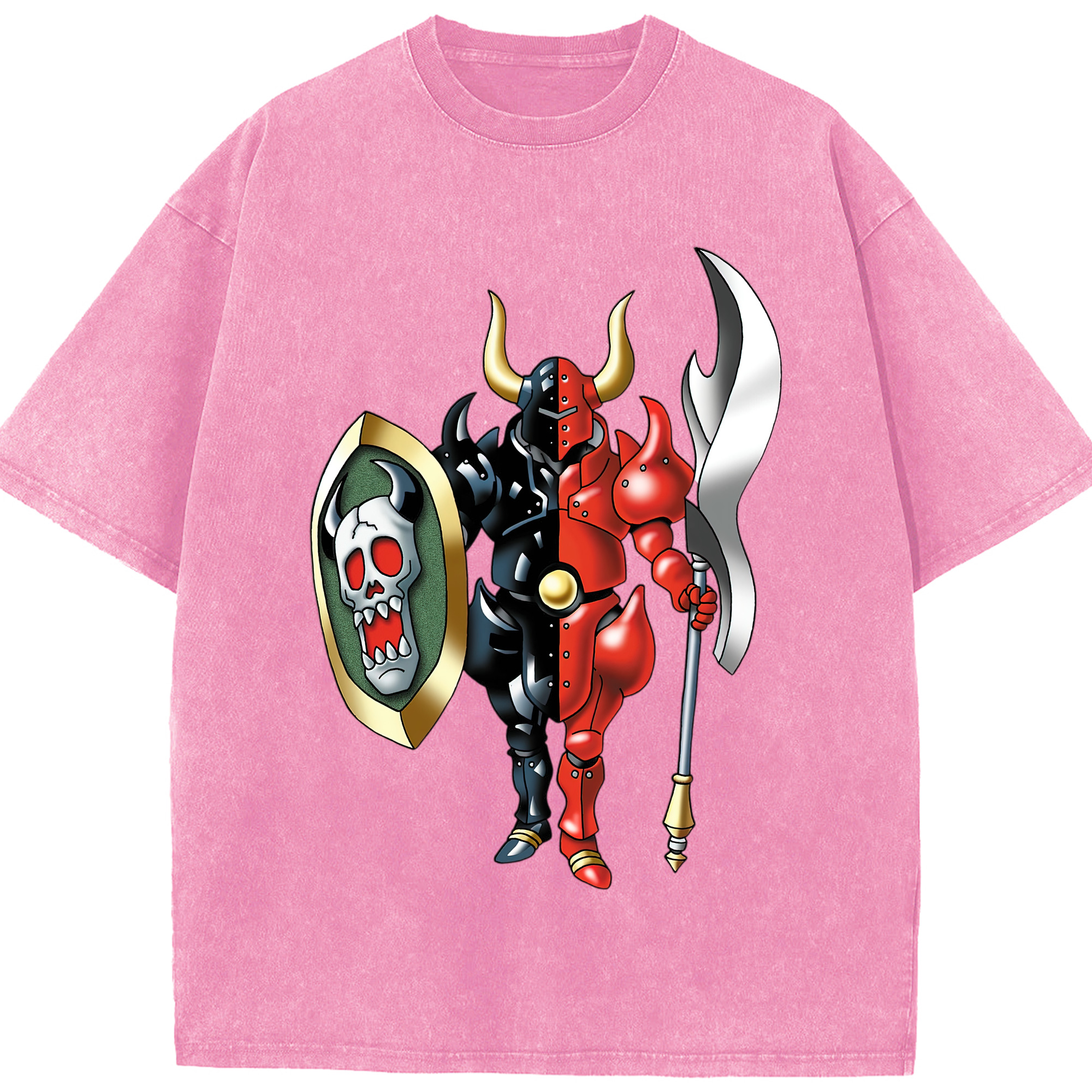 （画像用） ドラゴンクエスト Doragon Kuesuto Dragon Quest 綿100% ヴィンテージ風 半袖Tシャツ（フロントプリント）